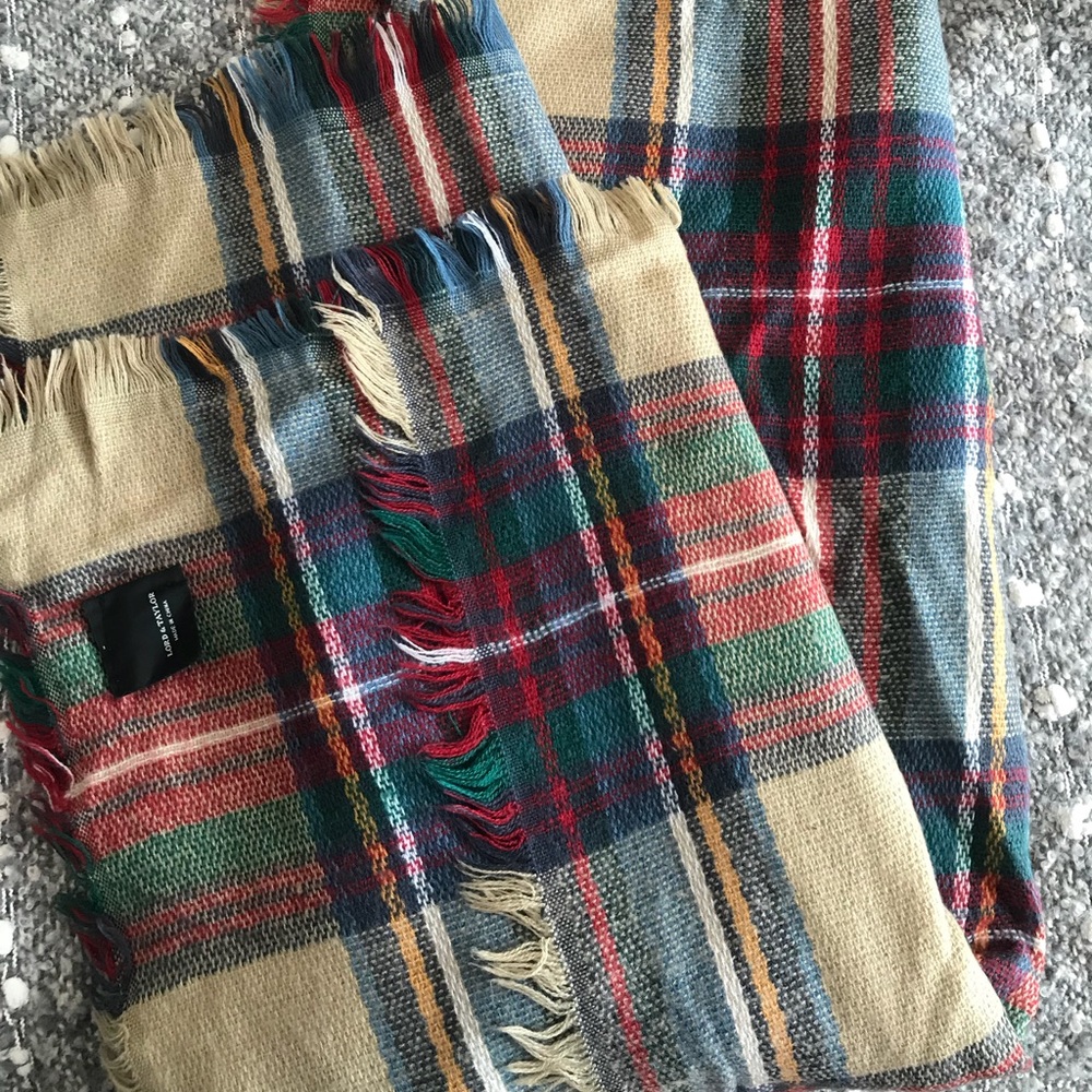 Plaid scarf from Lord and Taylor